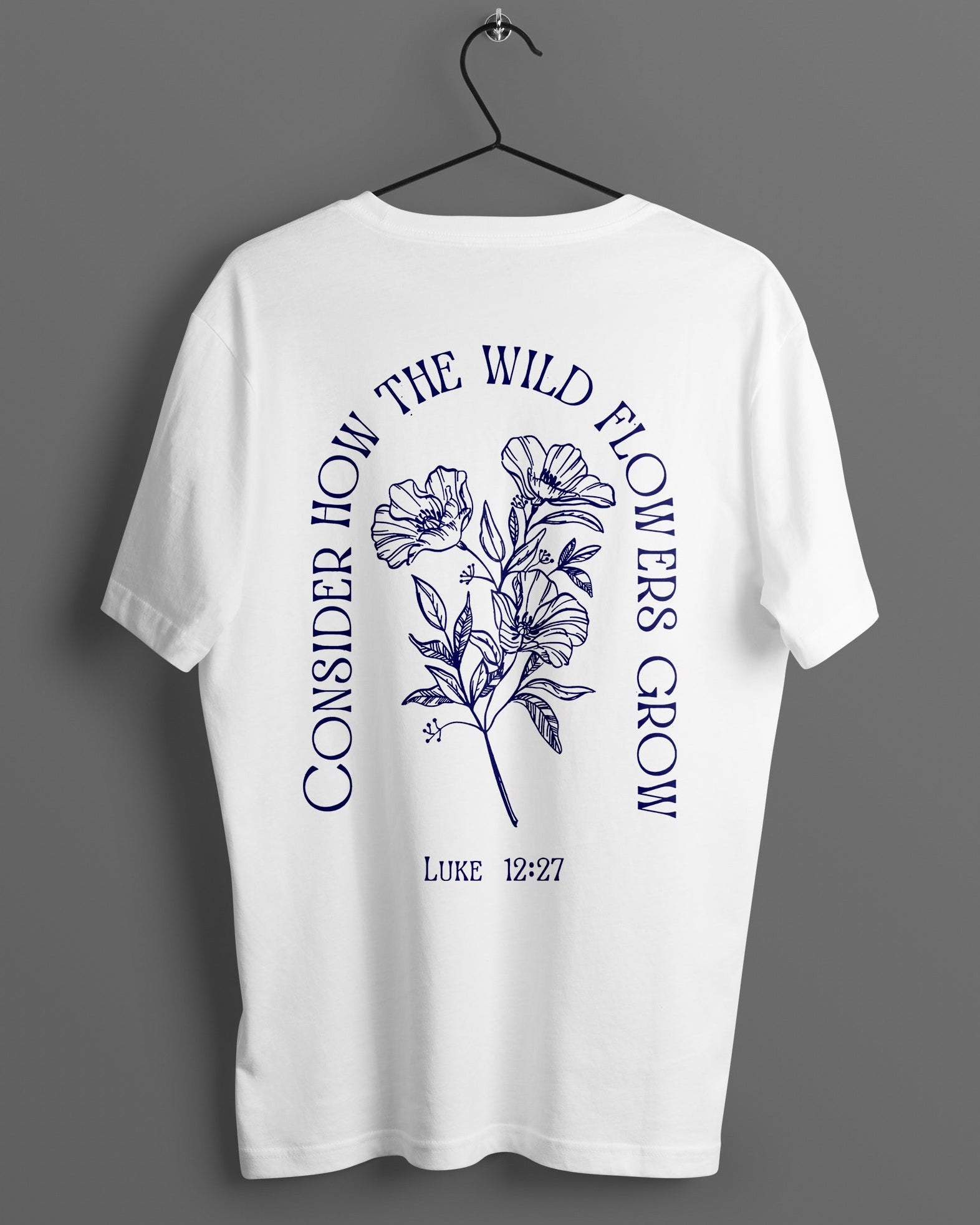 Consider how the wild flowers grow