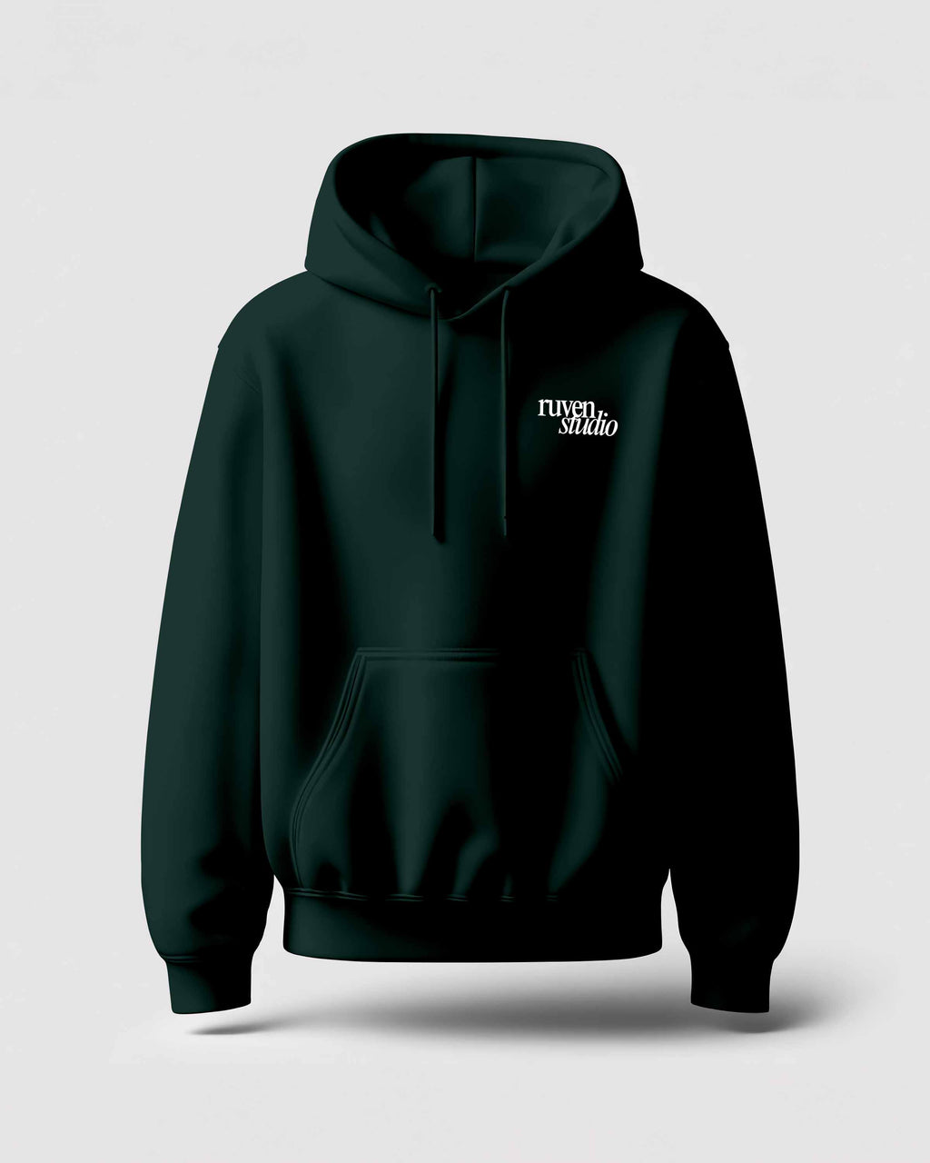 Oversized Hoodie Bottle Green