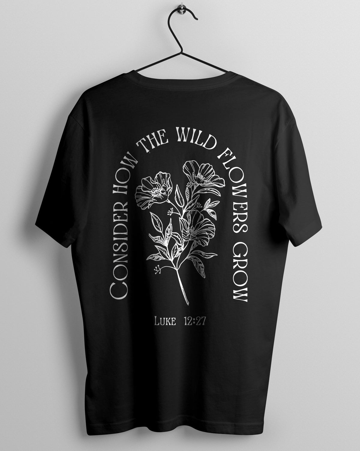 Consider how the wild flowers grow