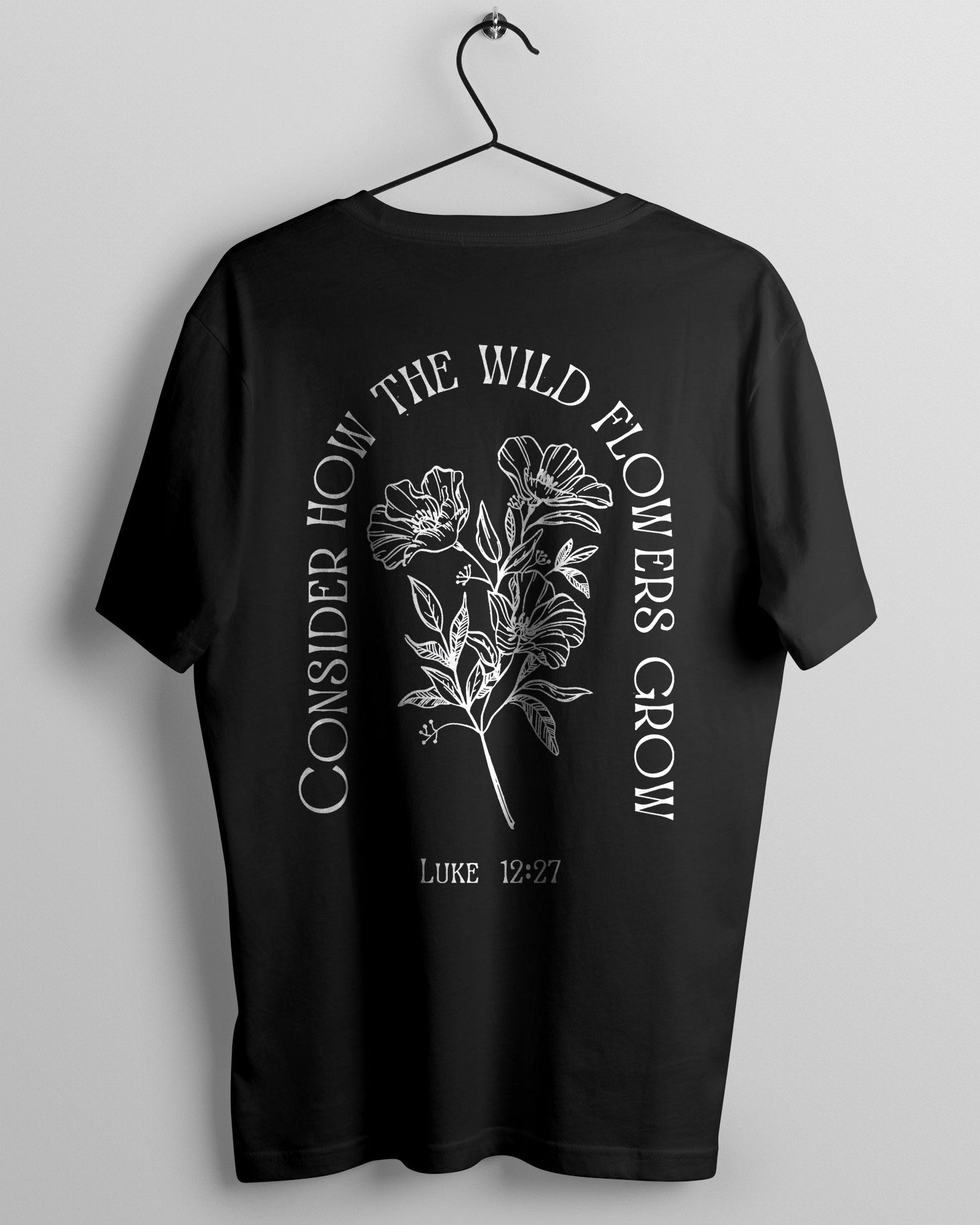 Consider how the wild flowers grow