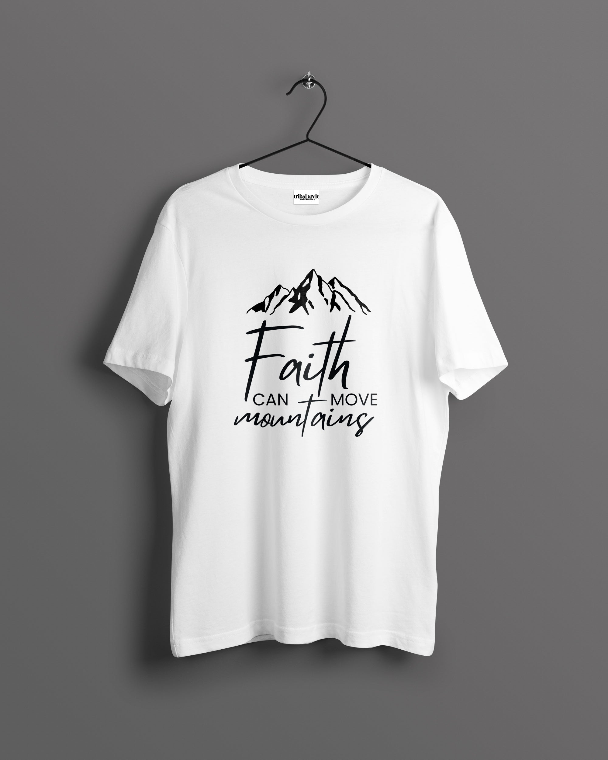 Crew Neck - Faith can move mountains