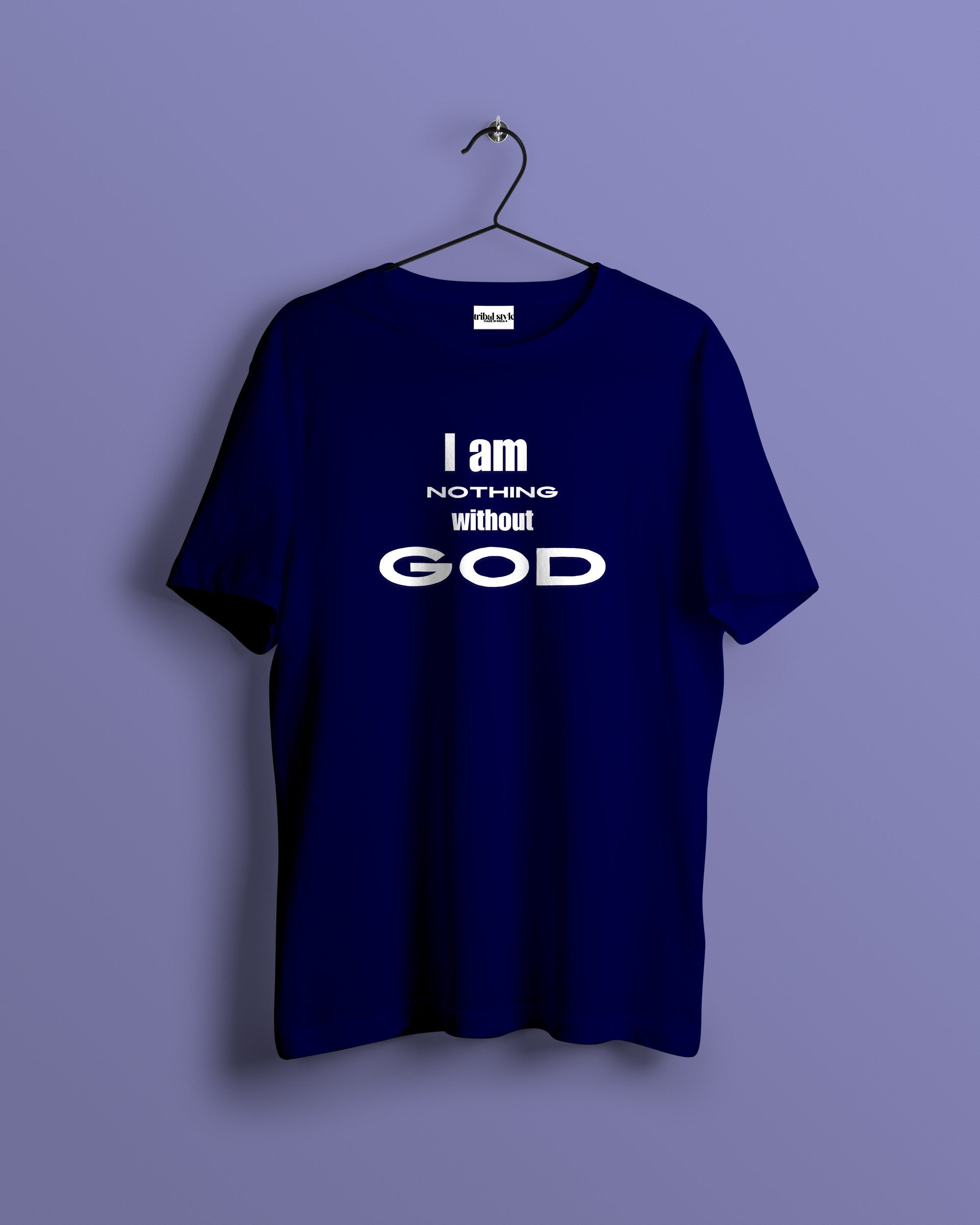 Crew Neck - I am nothing without God